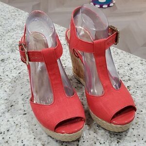 Antonio Melani womans cork wedge, size 9, nwot
